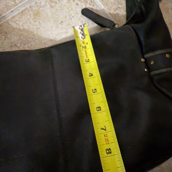 Hilary Radley Black Leather Hobo Bag - Picture 9 of 11